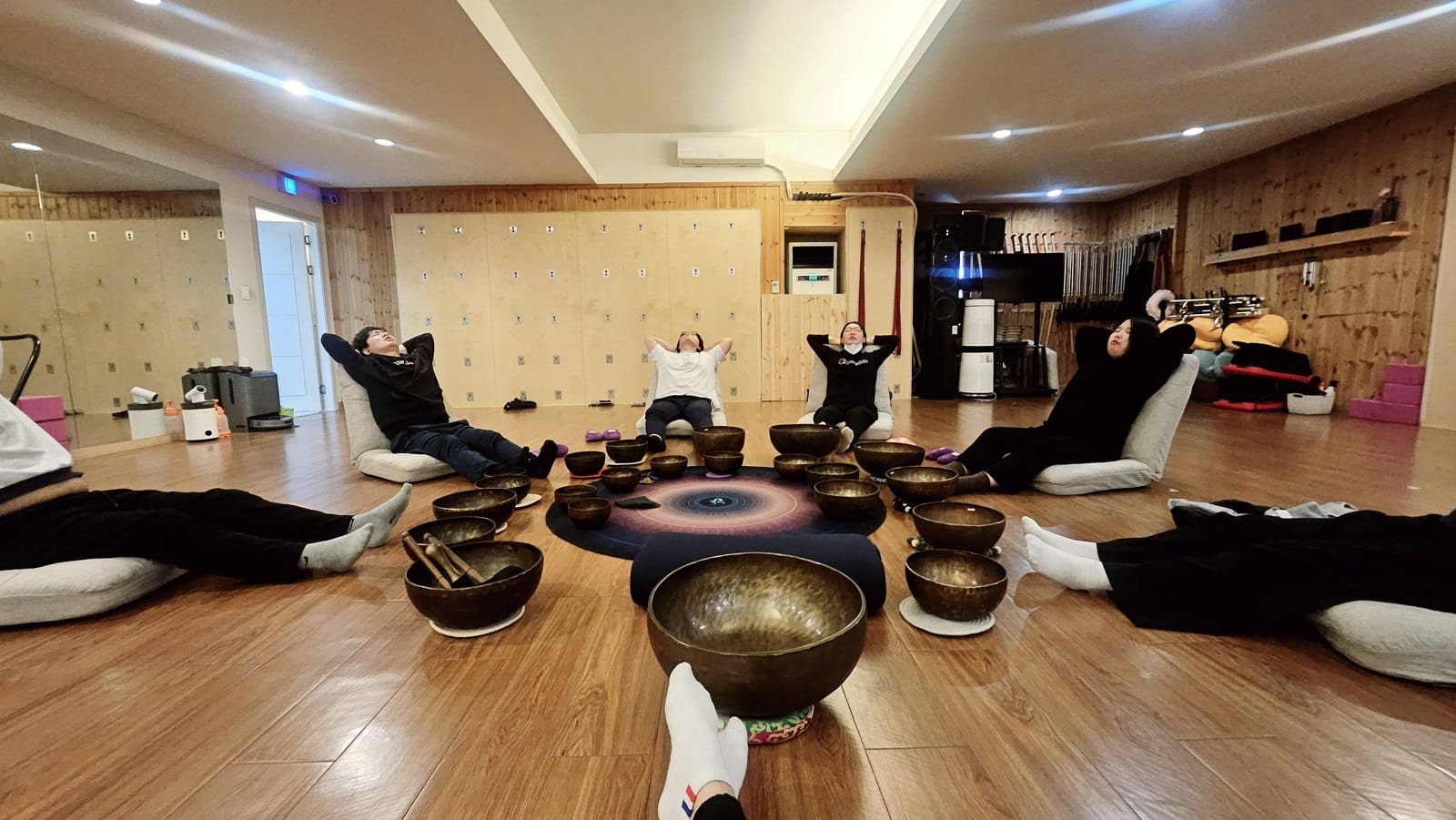 나울림 공간에서 함께하는 싱잉볼과 이완
